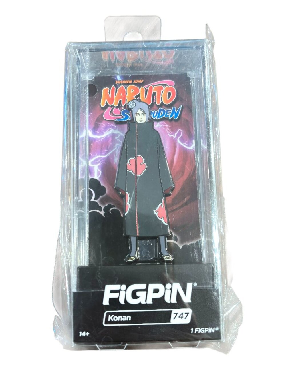 FiGPiN Konan #747 Naruto Shippuden Enamel Pin New Sealed Case